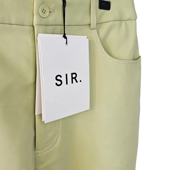 SIR. The Label Esther Pants Pistachio High Rise Straight Leg SIR Size 2 US 6 NWT - Picture 11 of 12